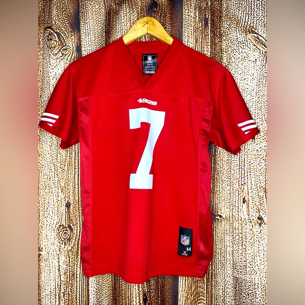 NFL Team Apparel San Francisco 49ers #7 Colin Kaepernick Jersey Youth Medium